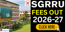 SGRRU fee structure 2026 Out